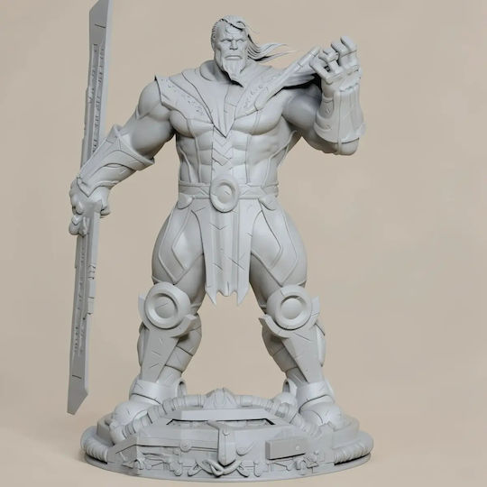 Небоядисана 3D Фигура Old Thanos Standing 3D Печатна Фигурка Боядисване DIY Подарък Цветове 30 См 1:6