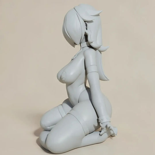 Unpainted 3D Figure Goth Rosalina Super Mario Pin Up Painting DIY Gift Colors 15.2 Cm 1:12