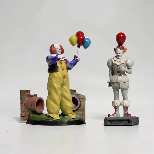 Unpainted 3D Figure Pennywise 80s Digital Painting DIY Gift Colors 30 Cm 1:6