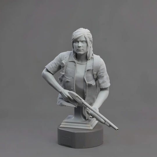 Небоядисана 3D Фигура Ellie Gun Последният От Нас Бюст 3D Боядисване Направи Си Сам Подарък Цветове 15,2 См 1:12