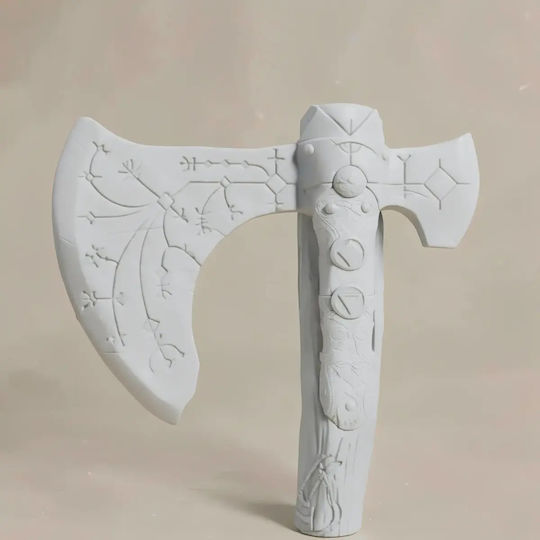 Άβαφη 3D Фигура Cosplay Kratos Leviathan Axe Богът на войната Wearable Боядисване DIY Подарък Цветове 15,2 см 1:12