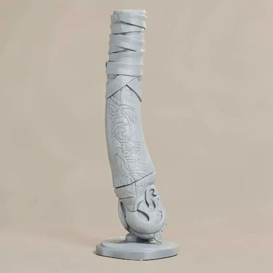 Άβαφη 3D Фигура Cosplay Kratos Leviathan Axe Богът на войната Wearable Боядисване DIY Подарък Цветове 15,2 см 1:12