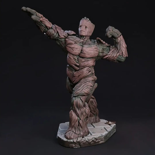 Unpainted 3D Figure Swole Groot Guardian Galaxy 3D Printing Figurine Painting DIY Gift Colors 20 Cm 1:8