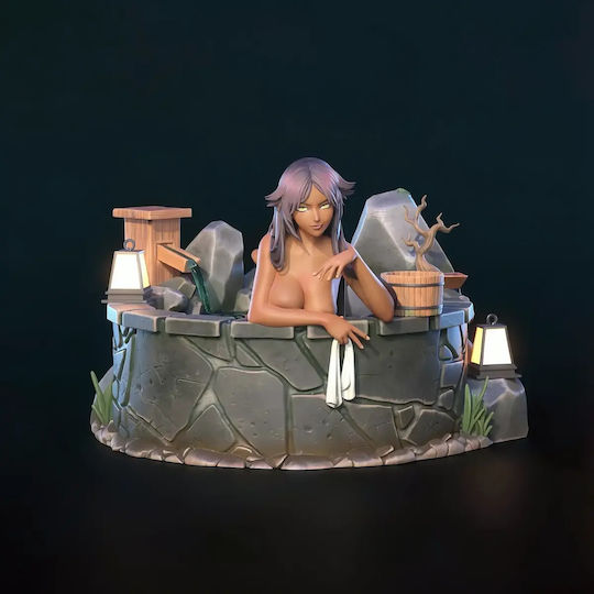 Άβαφη 3d Φιγούρα Yoruichi Bleach Bathing Sculptures 3d Printing Βάψιμο Diy Δώρο Χρώματα 30 Cm 1:6
