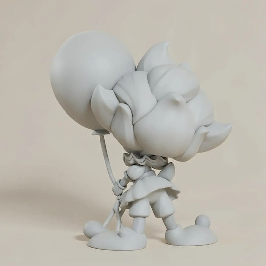 Unpainted 3D Figure Pennywise Tweety Life Size Painting DIY Gift Colors 20 Cm 1:8