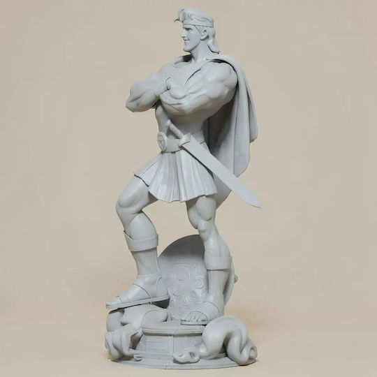 Unpainted 3D Figure Hercules Olympus 3D Painting DIY Gift Colors 15.2 Cm 1:12