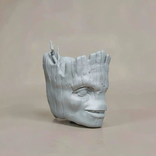 Άβαφη 3d Φιγούρα Custom Head Groot Smiling Βάψιμο Diy Δώρο Χρώματα 15,2 Cm 1:12