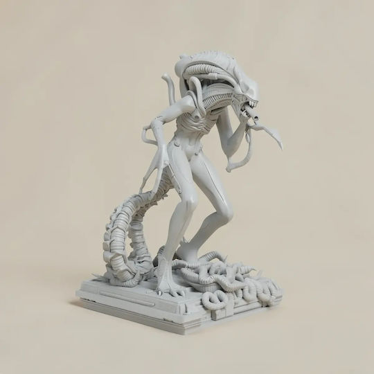 Небоядисана 3D Фигура Alien Warrior 3D Печатна Фигурка Alien Movie Боядисване DIY Подарък Цветове 30 см 1:6
