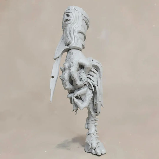 Unbemalte 3d Figur Predator Shooting Files Bemalung Diy Geschenk Farben 30 Cm 1:6