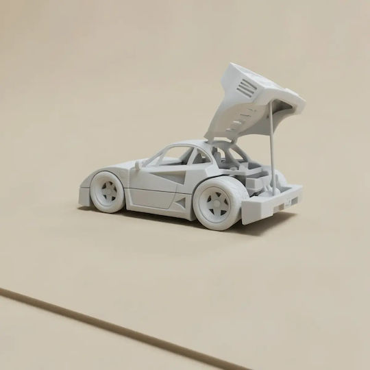 Abgebaute 3d Sammelbare Figur Model Kit Car F40 Lamborghini Bemalung Diy Geschenk Farben 15,2 Cm 1:12