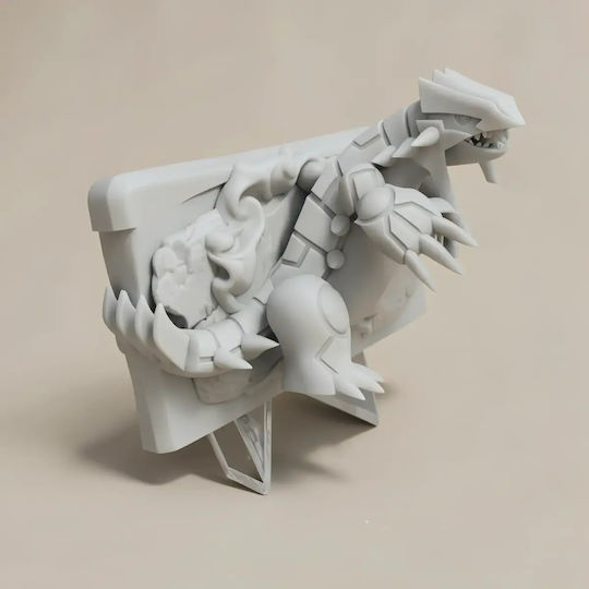 Небоядисана 3D Фигура Pokemon Ruby Gameboy Advance Касета Groudon Боядисване DIY Подарък Цветове 15,2 См 1:12