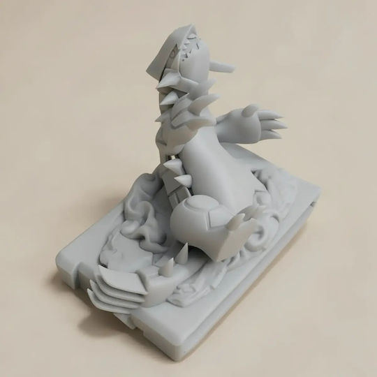 Небоядисана 3D Фигура Pokemon Ruby Gameboy Advance Касета Groudon Боядисване DIY Подарък Цветове 15,2 См 1:12