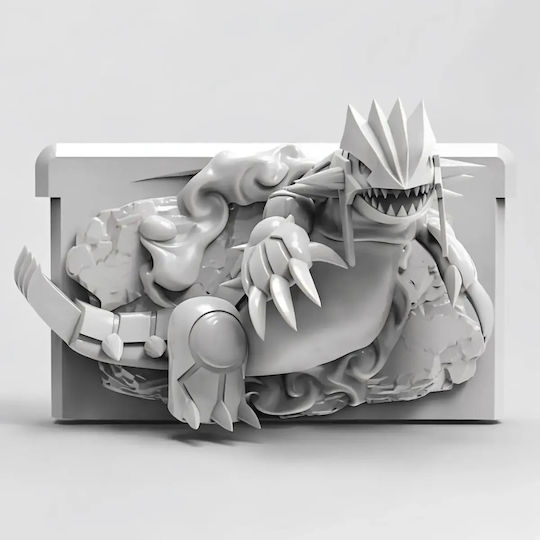 Небоядисана 3D Фигура Pokemon Ruby Gameboy Advance Касета Groudon Боядисване DIY Подарък Цветове 15,2 См 1:12