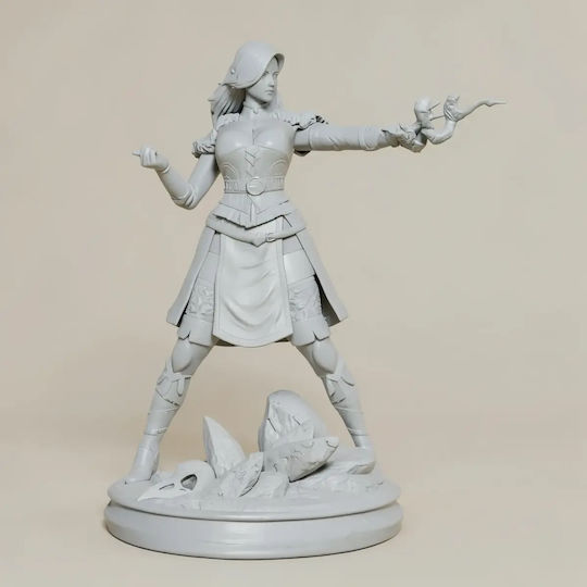 Unpainted 3D Figur Yennefer Witcher 1 4 Maßstab Files Bemalen Diy Geschenk Farben 20 Cm 1:8