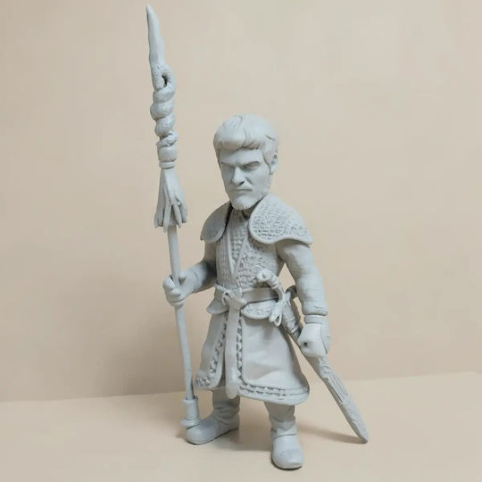 Unpainted 3D Figure Game Thrones Oberyn Martell Chibi 3D Printing Figurine Painting DIY Gift Colors 15.2 Cm 1:12