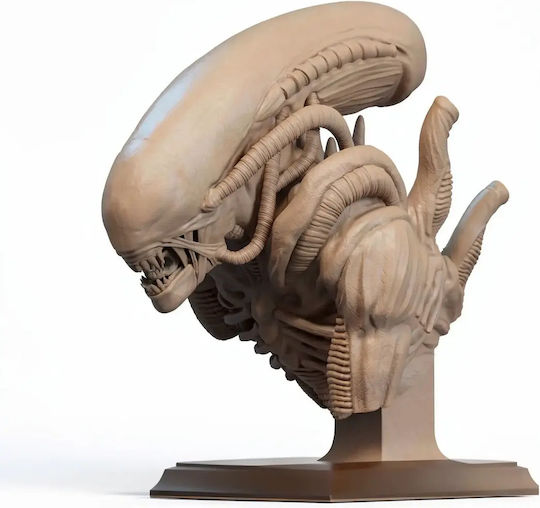 Unpainted 3D Figure Alien Couple Bust Painting DIY Gift Colors 15.2 Cm 1:12