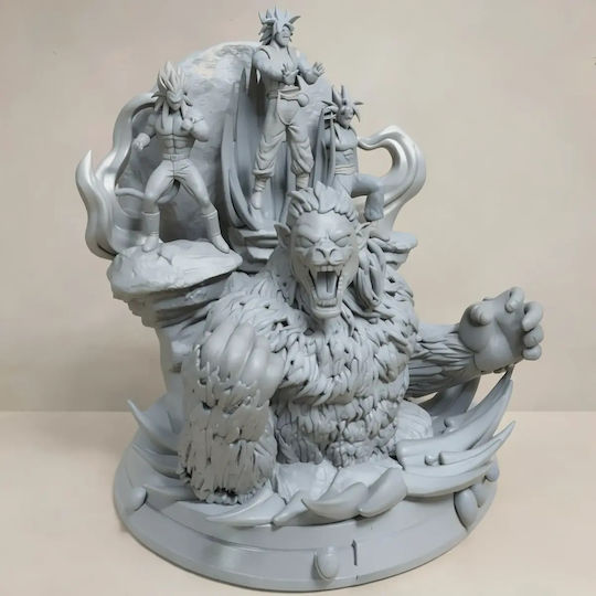 Unpainted 3D Figure Gogeta Goku Vegeta From Dragon Ball Painting Diy Gift Colors 20 Cm 1:8