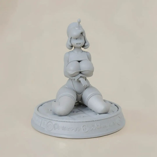 Άβαφη 3D Фигура Princess Bubblegum Thicc Version 3D Печат Модел Super Mario Боядисване DIY Подарък Цветове 30 см 1:6