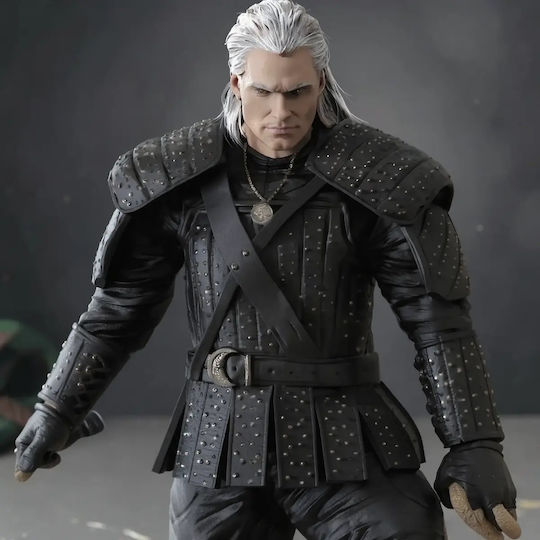 Unpainted 3D Figur Geralt Rivia Henry Cavill Aus Witcher Bemalbar DIY Geschenk Farben 20 Cm 1:8