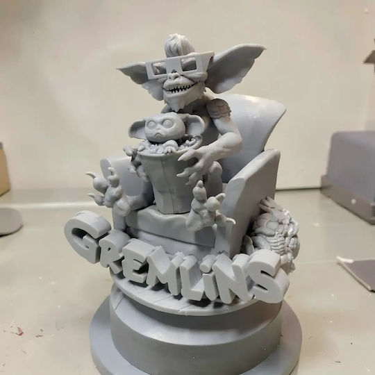 Άβαφη 3d Φιγούρα Gremlins Fanart Βάψιμο Diy Δώρο Χρώματα 30 Cm 1:6