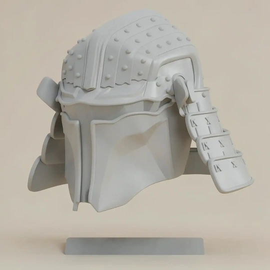 Sammlbare Figur Cosplay Samurai Mandalorian Helm Tragbar Bemalt Diy Geschenk Farben 20 Cm 1:8