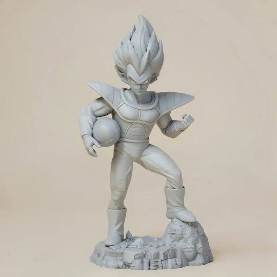 Небоядисана 3D Фигура Vegeta Armor 3D Печат Модел Dragonball Боядисване DIY Подарък Цветове 20 см 1:8