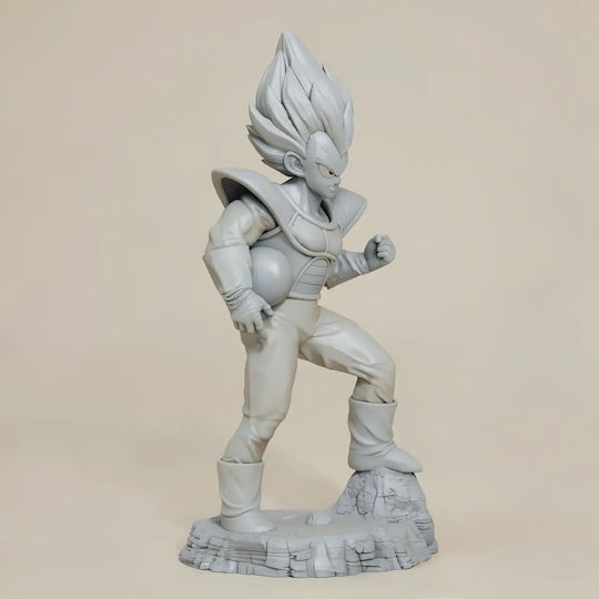 Небоядисана 3D Фигура Vegeta Armor 3D Печат Модел Dragonball Боядисване DIY Подарък Цветове 20 см 1:8