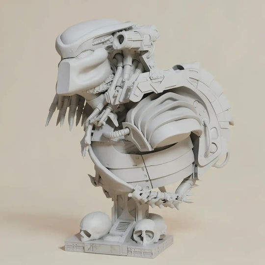 Άβαφη 3d Φιγούρα Predator Armor Bust Model Βάψιμο Diy Δώρο Χρώματα 20 Cm 1:8