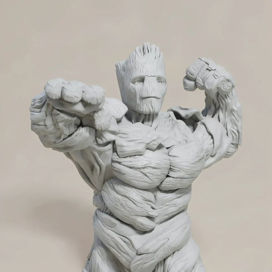 Unpainted 3D Figure Swole Groot Guardian Galaxy 3D Printing Figurine Painting DIY Gift Colors 30 Cm 1:6