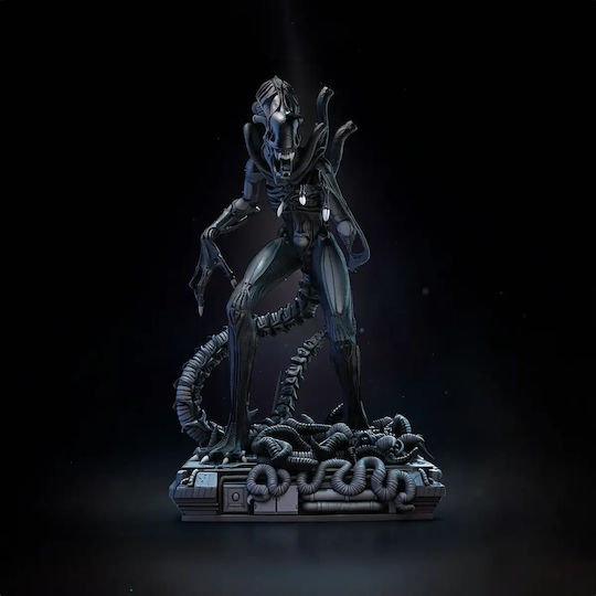 Небоядисана 3D Фигура Alien Warrior 3D Печатна Фигурка Alien Movie Боядисване DIY Подарък Цветове 15,2 См 1:12