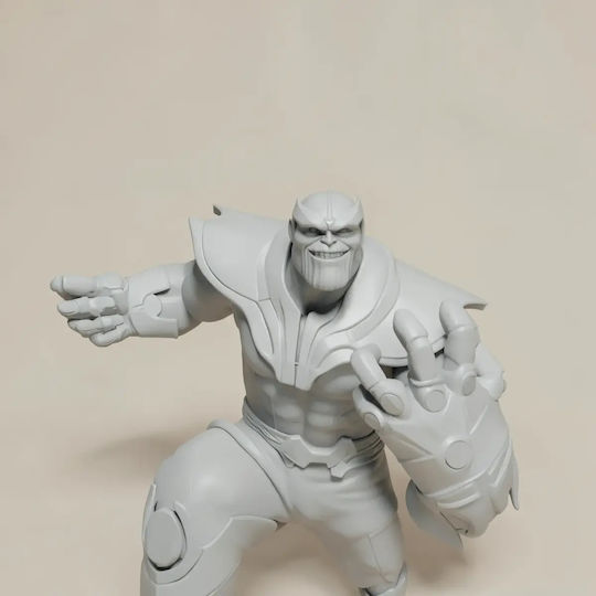 Άβαφη 3d Φιγούρα Thanos Classic From Marvel Βάψιμο Diy Δώρο Χρώματα 30 Cm 1:6