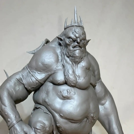 Unpainted 3D Figure Goblin King From Hobbit Painting DIY Gift Colors 30 Cm 1:6