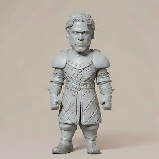 Unpainted 3D Figure Game Thrones Robb Stark Chibi 3D Printing Figurine Painting DIY Gift Colors 30 Cm 1:6