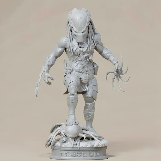 Unbemalte 3d Figur Wolf Predator 3d Druckmodell Bemalen Diy Geschenk Farben 30 Cm 1:6