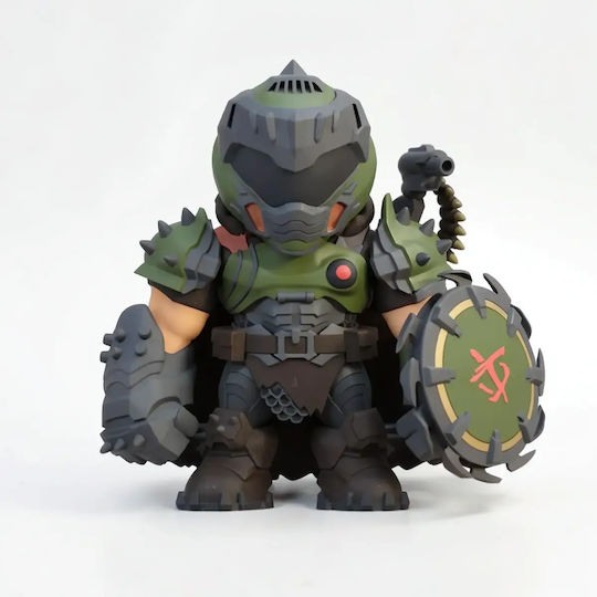 Unpainted 3D Figure Doom Dark Ages Slayer Chibi Painting DIY Gift Colors 20 Cm 1:8