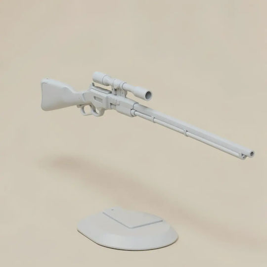 Unbemalte 3d Figur Cosplay Mandalorianer Repeater Blaster Bemalt Diy Geschenk Farben 30 Cm 1:6