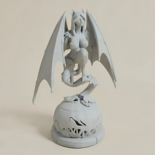 Άβαφη 3D Фигура Хелоуин Бат Гърл Тиква Nsfw3d Print Files Боядисване Направи Си Сам Подарък Цветове 30 см 1:6