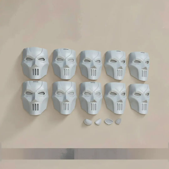 Άβαφη 3D Фигура Cosplay Casey Jones Маска Fortnite Боядисване DIY Подарък Цветове 20 см 1:8