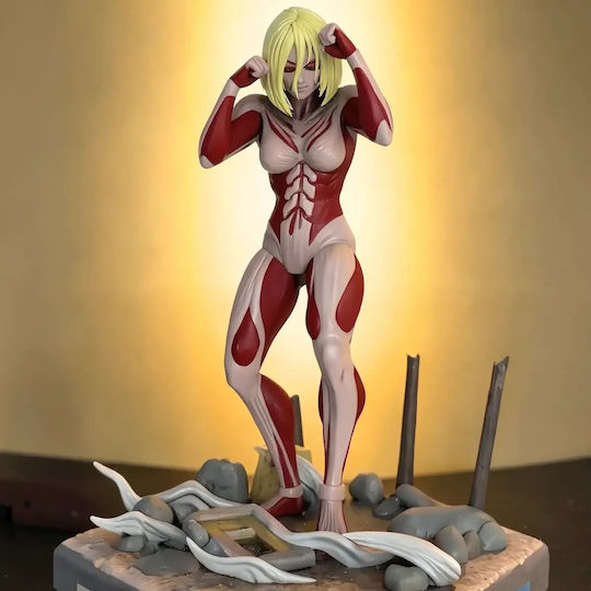 Unpainted 3D Figur Female Titan V2 Aus Angriff auf Titan Bemalen Diy Geschenk Farben 30 Cm 1:6