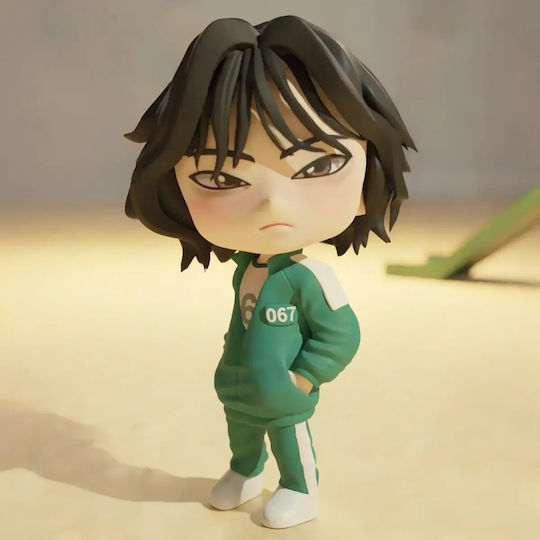 Небоядисана 3D Фигура Squid Game Sae Byeok Player 067 Nendoroid 3D Боядисване DIY Подарък Цветове 15,2 См 1:12