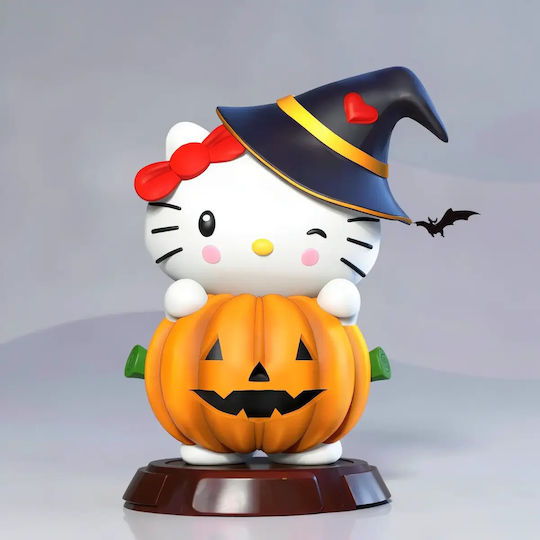 Небоядисана 3D Фигура Hello Kitty Halloween Files Боядисване DIY Подарък Цветове 30 см 1:6