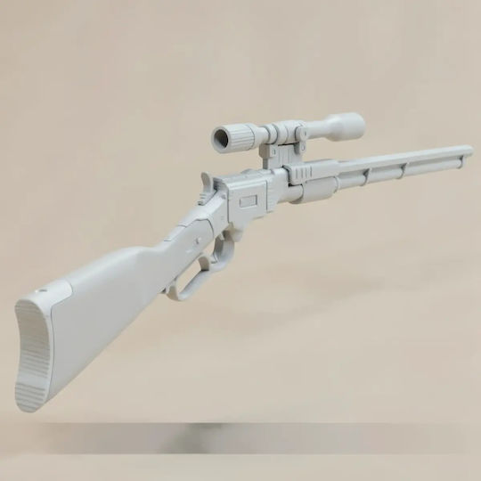Unpainted 3D Figur Cosplay Mandalorianer Repeater Blaster Bemalt Diy Geschenk Farben 20 Cm 1:8
