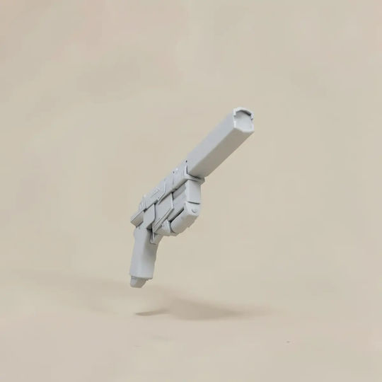 Άβαφη 3d Φιγούρα Cosplay Fallout 10mm Pistol 2 Βάψιμο Diy Δώρο Χρώματα 15,2 Cm 1:12