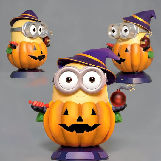 Άβαφη 3D Фигура Хелоуин Bob Minion Files Боядисване DIY Подарък Цветове 15,2 см 1:12