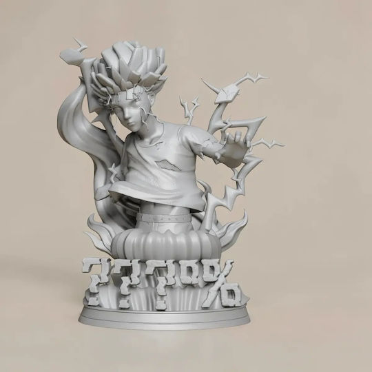 Unpainted 3D Figure Mob Psycho 100 Bust Painting DIY Gift Colors 20 Cm 1:8