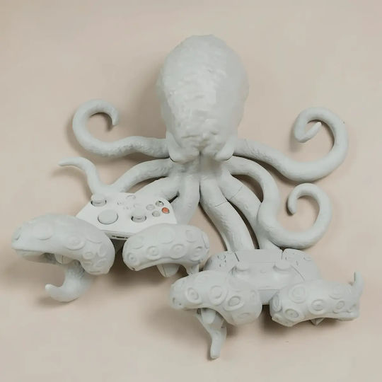 Άβαφη 3d Φιγούρα Octopus Controller Headphone Holder 3d Βάψιμο Diy Δώρο Χρώματα 20 Cm 1:8