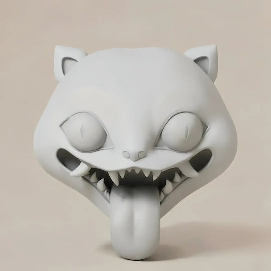 Άβαφη 3d Sammelbare Figuren Cosplay Tiger Kpop Demon Hunter Maske Βάψιμο Diy Δώρο Χρώματα 15,2 Cm 1:12