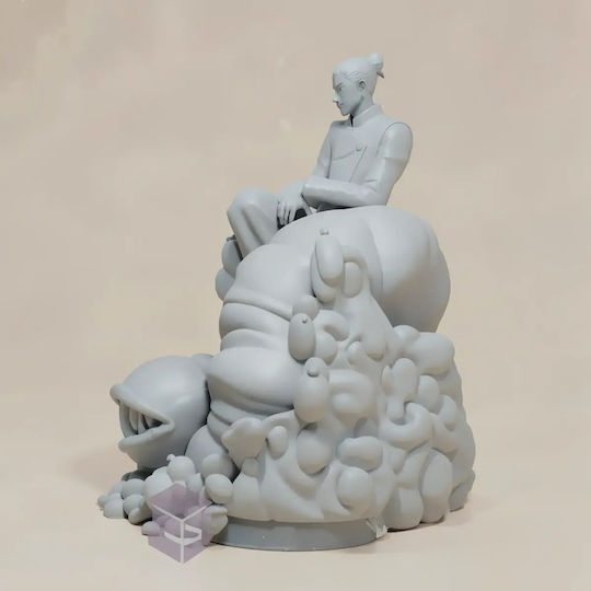 Άβαφη 3d Φιγούρα Suguru Geto Sitting Gemälde 3d Druck Βάψιμο Diy Δώρο Χρώματα 20 Cm 1:8