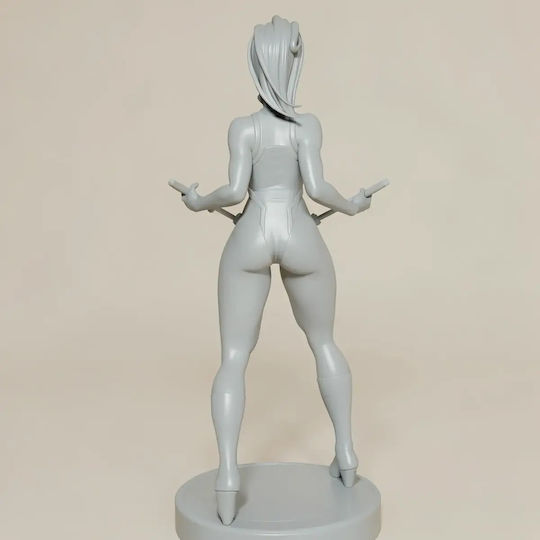 Figurină 3D Nevopsită Momo Yaoyorozu Modele Normale 3D Pentru Vopsit DIY Cadou Culori 20 Cm 1:8