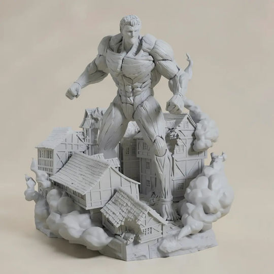 Άβαφη 3d Φιγούρα Armored Titan Village Base Σκάλπες 3d Printing Βάψιμο Diy Δώρο Χρώματα 30 Cm 1:6
